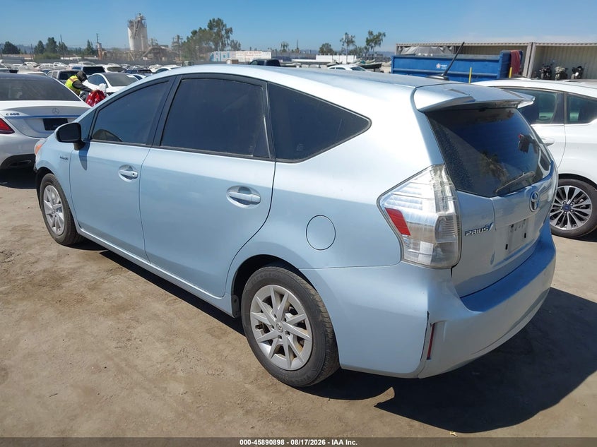 2012 TOYOTA PRIUS V auction photo 3