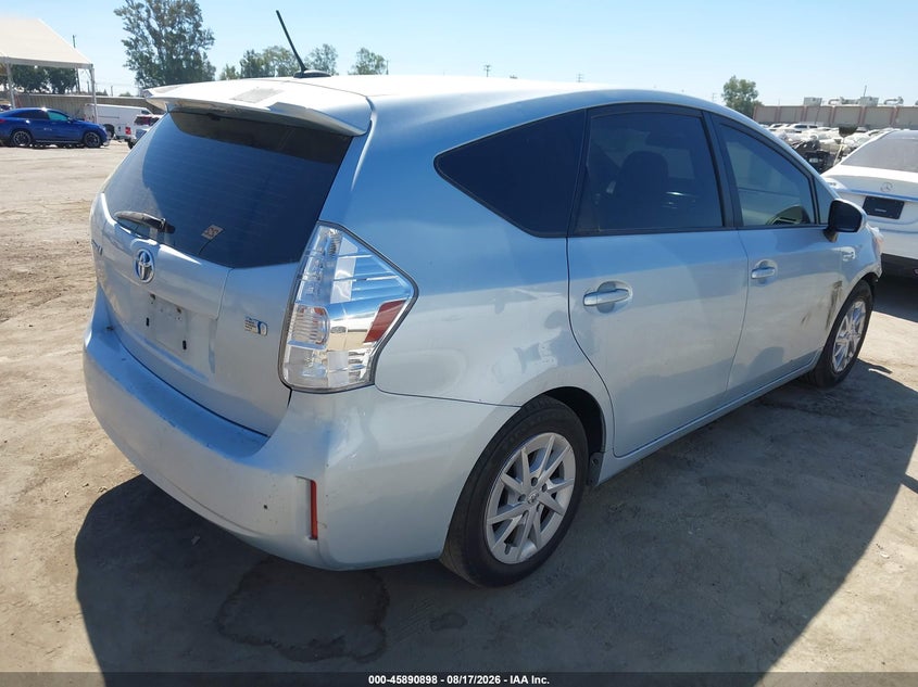 2012 TOYOTA PRIUS V auction photo 4