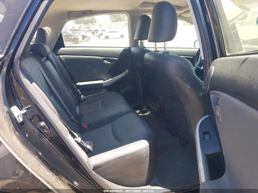 2015 TOYOTA PRIUS HATCHBACK 1.8L I-4 DOHC, VVT, 98HP