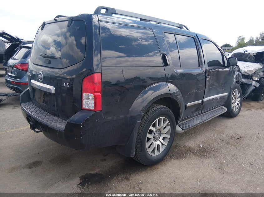 Vin: 5n1ar1nb4ac611672, lot: 46390002, nissan pathfinder le 20104