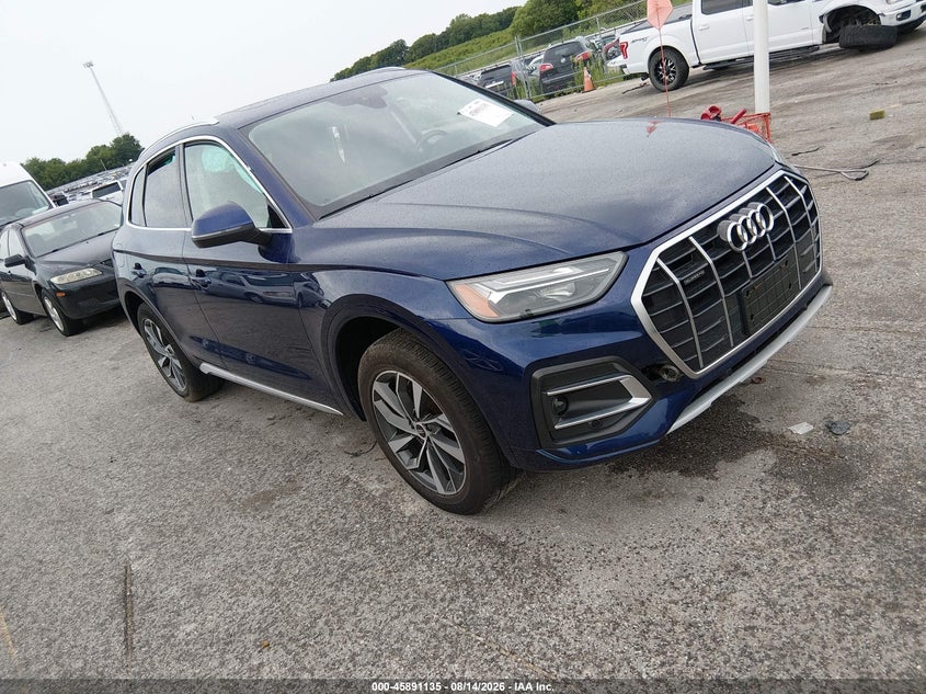 Vin: wa1aaafy1m2140020, lot: 46390169, audi q5 premium 45 tfsi quattro s tronic 20211