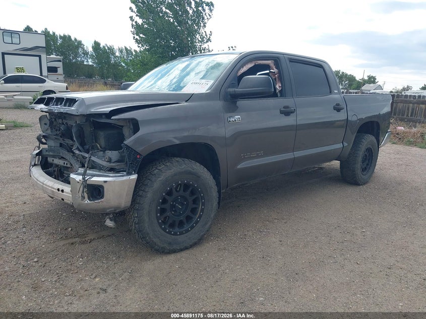 2014 Toyota Tundra, По колу, IAAI, VIN 5TFDY5F19EX377383 — фото 2