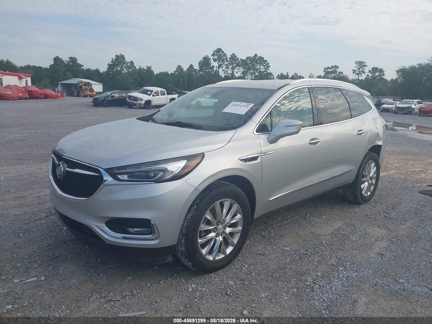 2021 Buick Enclave, Left Rear, IAAI, VIN 5GAERBKW9MJ195025 — photo 2