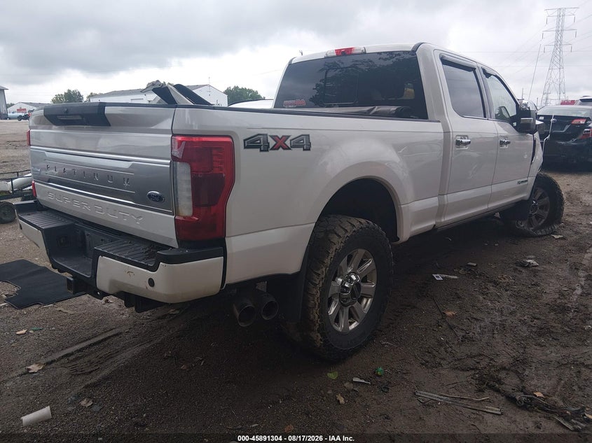 Vin: 1ft7w2bt6kef12769, lot: 46390338, ford f-250 platinum 20194
