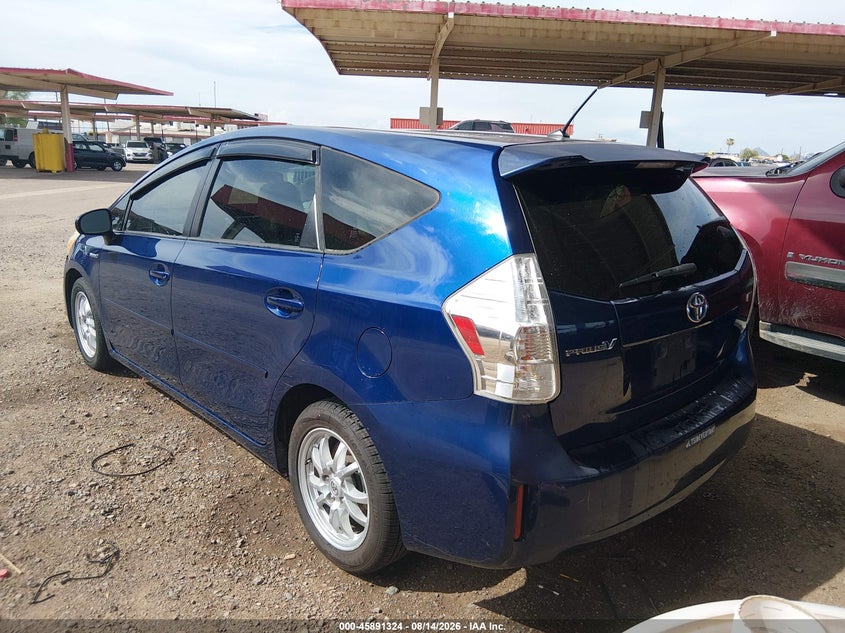 2012 TOYOTA PRIUS V (+) WAGON 1.8L I-4 DOHC, VVT, 98HP
