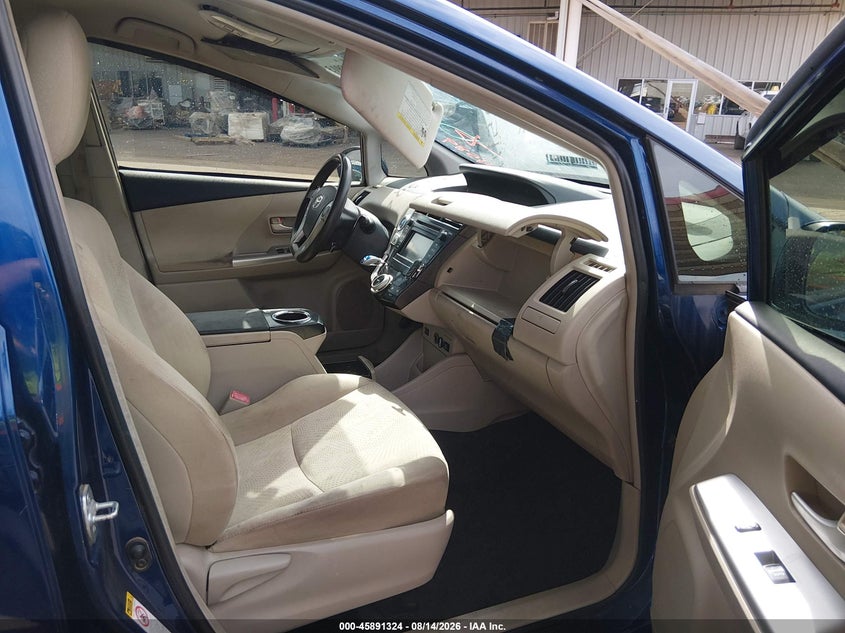 2012 TOYOTA PRIUS V (+) WAGON 1.8L I-4 DOHC, VVT, 98HP