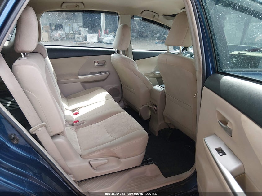 2012 TOYOTA PRIUS V (+) WAGON 1.8L I-4 DOHC, VVT, 98HP