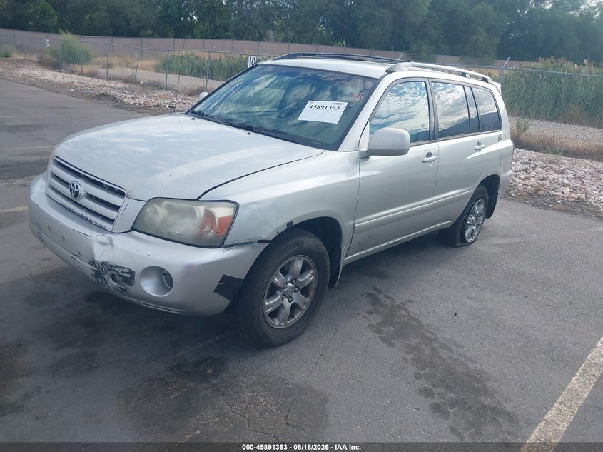 2005 Toyota Highlander, Обычный износ, IAAI, VIN JTEEP21A350068526 — фото 2