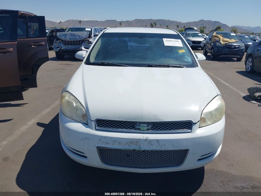 CHEVROLET IMPALA 2013 VIN 2G1WF5E36D1102222