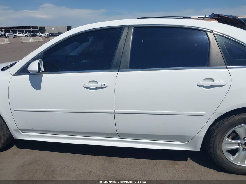 CHEVROLET IMPALA 2013 VIN 2G1WF5E36D1102222