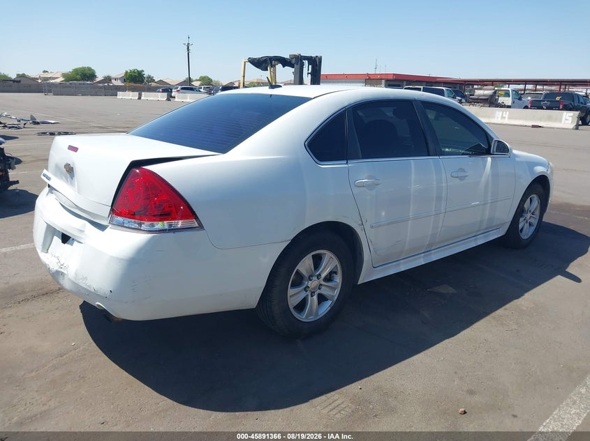 CHEVROLET IMPALA 2013 VIN 2G1WF5E36D1102222