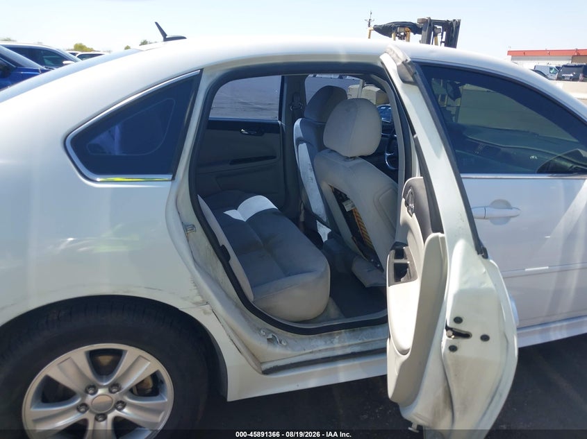 CHEVROLET IMPALA 2013 VIN 2G1WF5E36D1102222