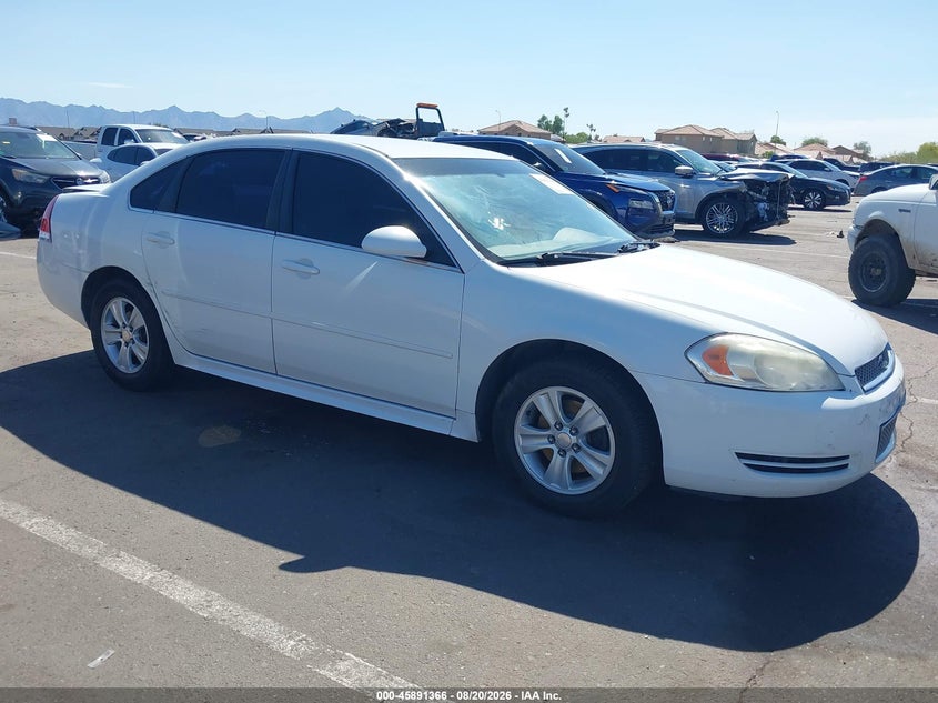 CHEVROLET IMPALA 2013 VIN 2G1WF5E36D1102222