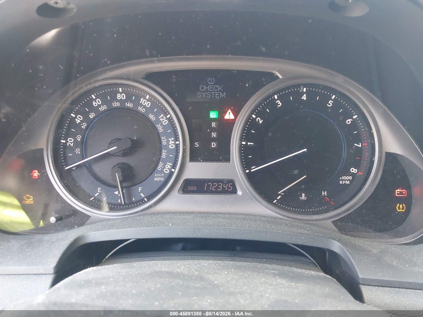 LEXUS IS 250 2007 VIN JTHBK262272025194