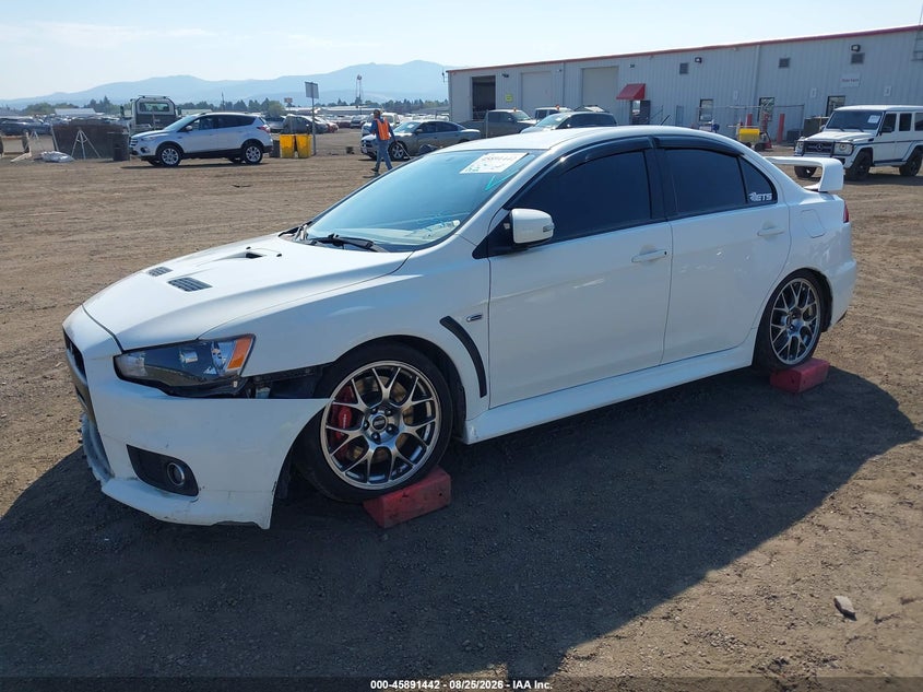 2015 MITSUBISHI LANCER EVOLUTION SEDAN 2.0L I-4 DOHC, VVT, TURBO, 291HP