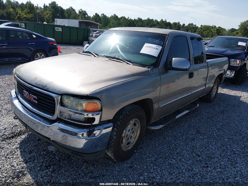 2000 GMC Sierra, По кругу, IAAI, VIN 1GTEC19V9YZ161665 — фото 2