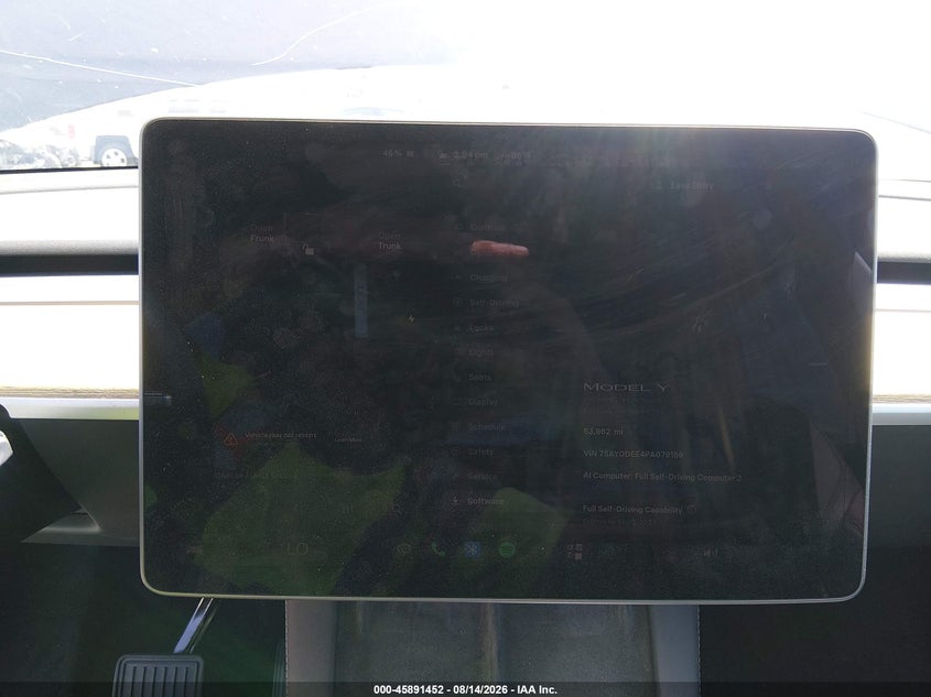 TESLA MODEL Y 2023 VIN 7SAYGDEE4PA079159