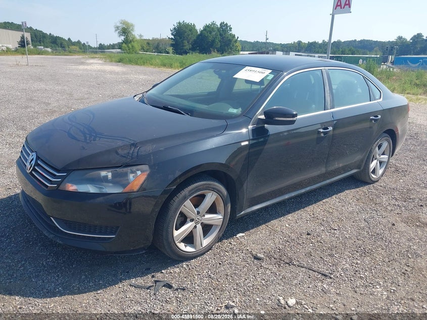 2014 Volkswagen Passat, Обычный износ, IAAI, VIN 1VWAS7A37EC042684 — фото 2