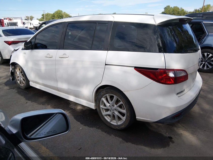 2012 MAZDA 5 WAGON 2.5L I-4 DOHC, VVT, 157HP