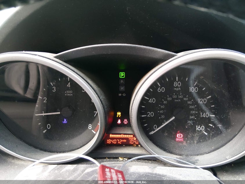 2012 MAZDA 5 WAGON 2.5L I-4 DOHC, VVT, 157HP
