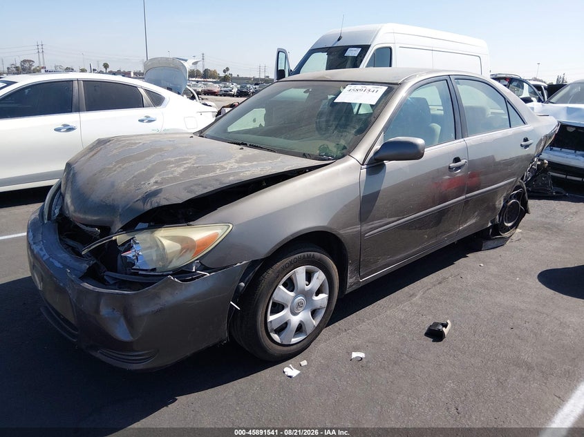 2004 Toyota Camry, Левый зад, IAAI, VIN 4T1BE32K14U905657 — фото 2