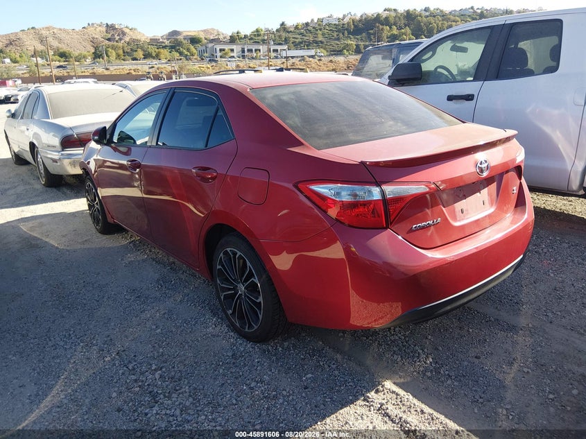 2016 TOYOTA COROLLA SEDAN 1.8L I-4 DOHC, VVT, 132HP
