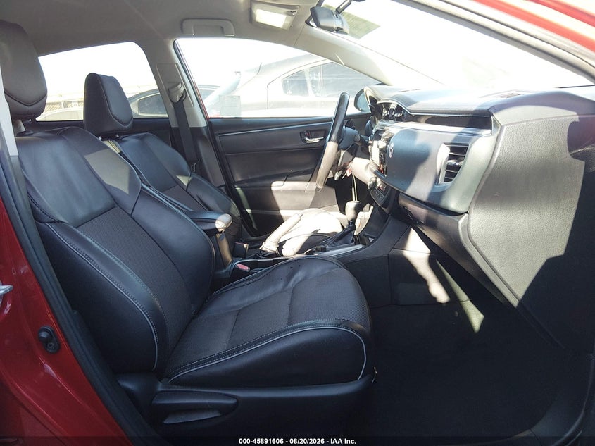 2016 TOYOTA COROLLA SEDAN 1.8L I-4 DOHC, VVT, 132HP