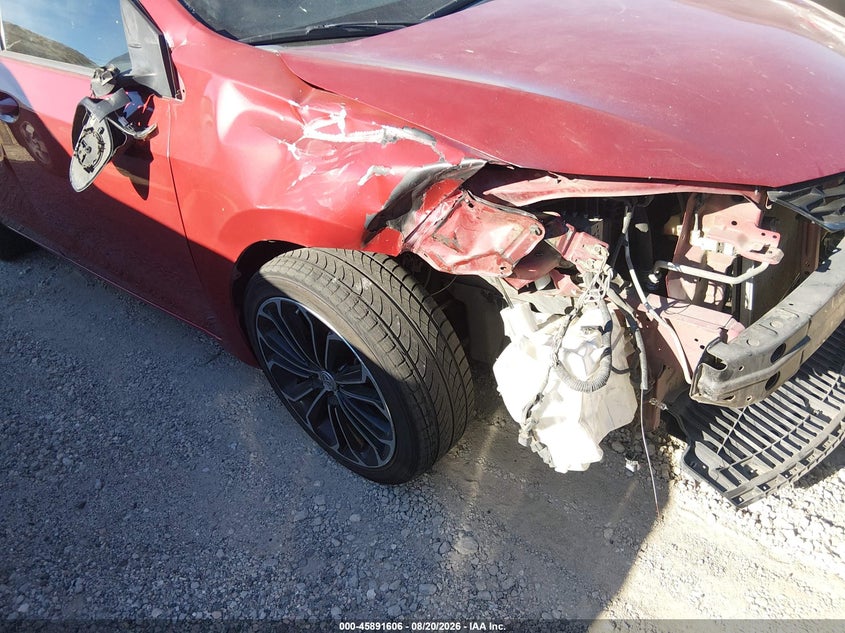 2016 TOYOTA COROLLA SEDAN 1.8L I-4 DOHC, VVT, 132HP