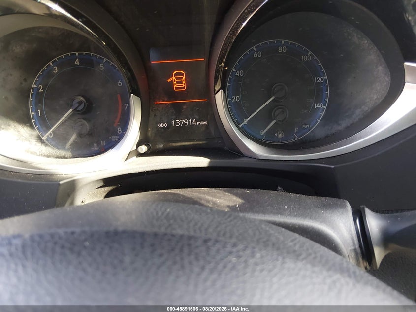 2016 TOYOTA COROLLA SEDAN 1.8L I-4 DOHC, VVT, 132HP
