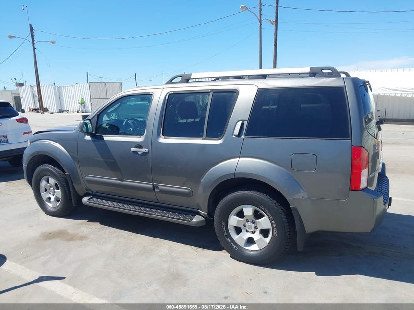 NISSAN PATHFINDER 2005 VIN 5N1AR18W65C762999
