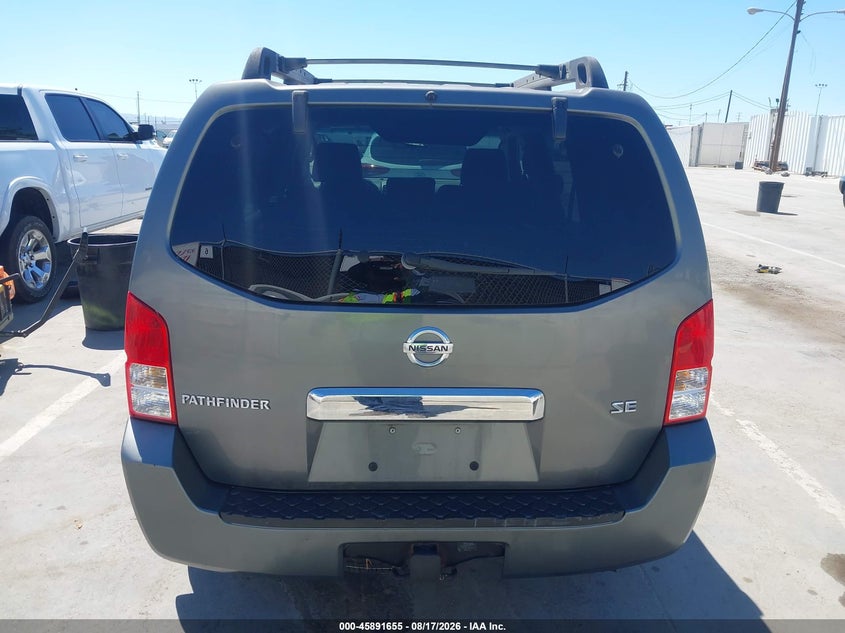 NISSAN PATHFINDER 2005 VIN 5N1AR18W65C762999