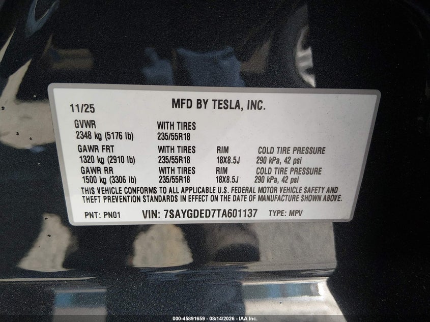 TESLA MODEL Y - zdjęcie 9