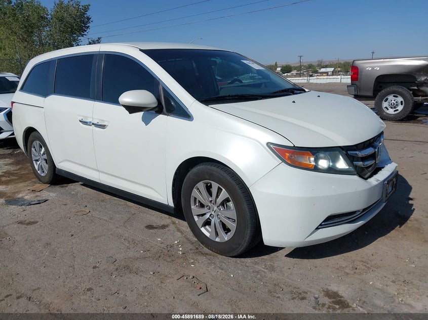 2017 Honda Odyssey Se, Удар сзади, IAAI, VIN 5FNRL5H30HB020997