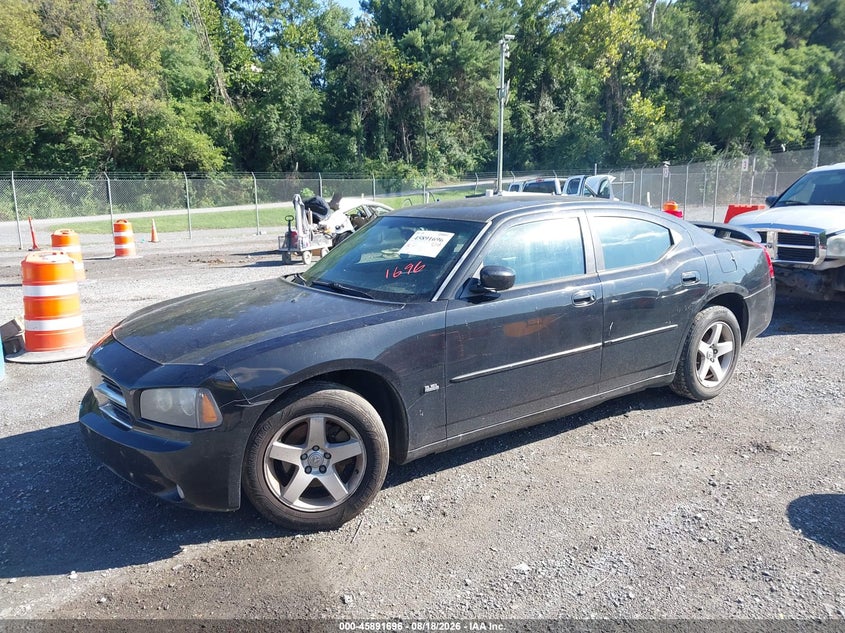 2010 Dodge Charger, Rear, IAAI, VIN 2B3CA3CV7AH312432 — photo 2