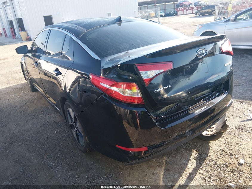 Vin: knagn4ad4c5013317, lot: 46390763, kia optima hybrid ex 20123