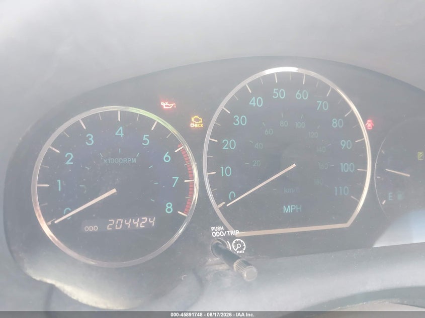 2006 TOYOTA SIENNA VAN 3.3L V-6 DOHC, VVT, 215HP