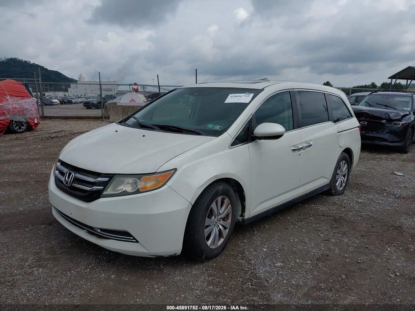 2015 Honda Odyssey, Звичайний знос, IAAI, VIN 5FNRL5H62FB011905 — фото 2