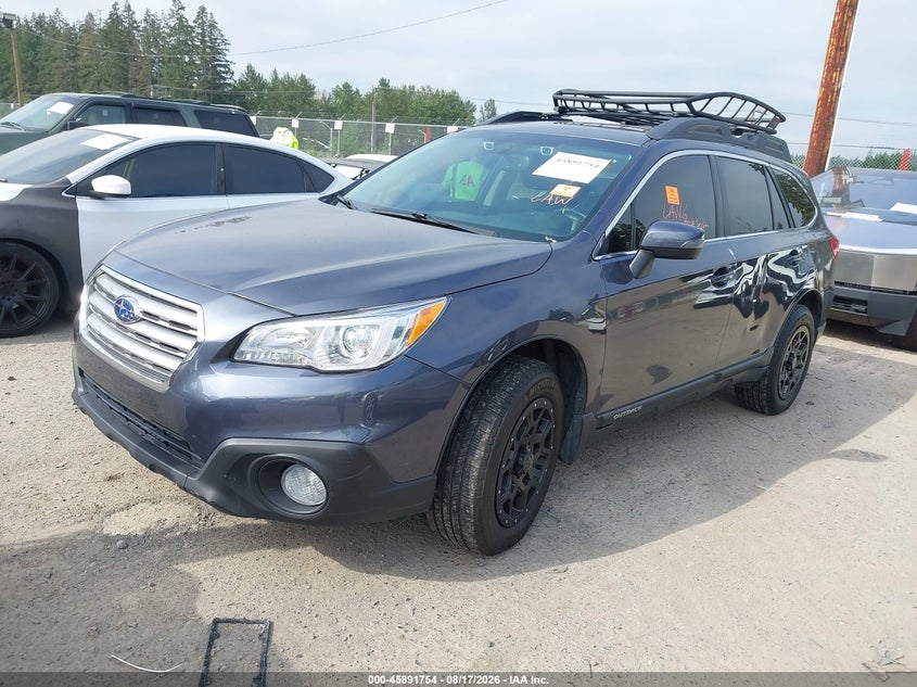 Vin: 4s4bsahc6f3320675, lot: 46390788, subaru outback 2.5i premium 20152