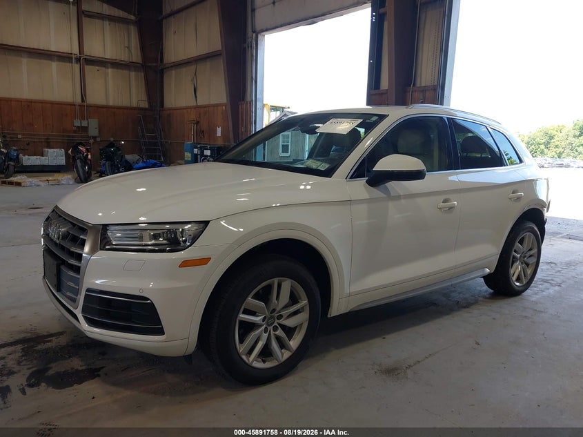 2020 Audi Q5, Rear, IAAI, VIN WA1ANAFY2L2009293 — photo 2