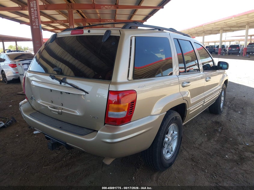 JEEP GRAND CHEROKEE 2000 VIN 1J4GW58N3YC155477