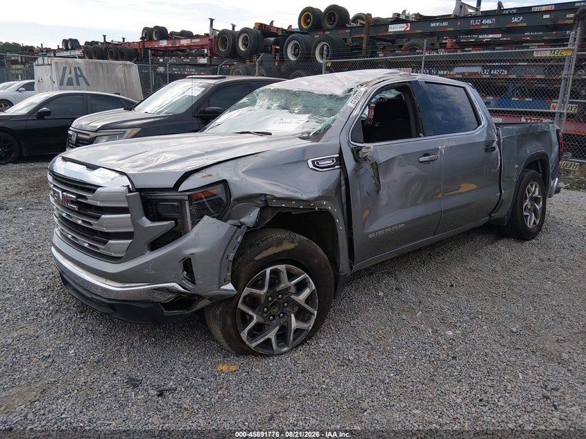 2025 GMC Sierra, По колу, IAAI, VIN 3GTPHBEKXSG299511 — фото 2