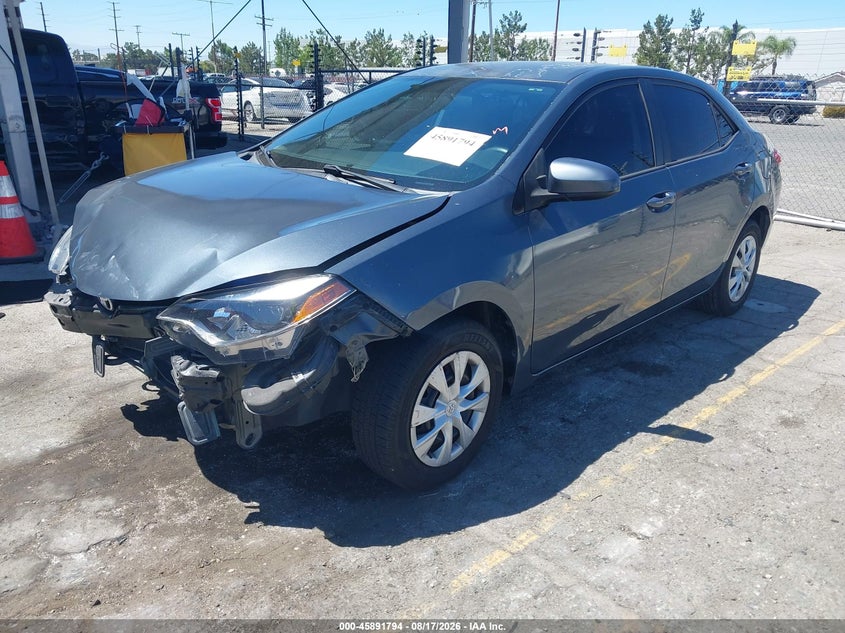 2016 Toyota Corolla, Front End, IAAI, VIN 5YFBURHE1GP528518 — photo 2