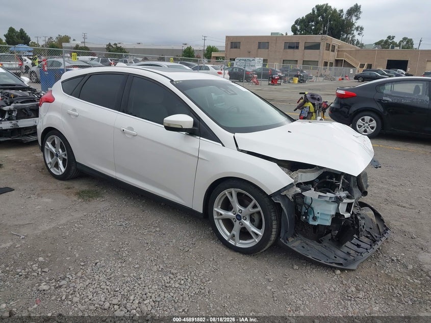 Vin: 1fadp3n22fl341860, lot: 46390836, ford focus titanium 20151