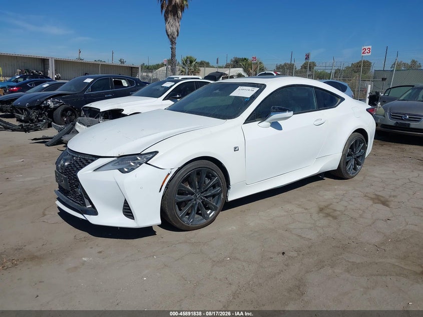 2025 LEXUS RC 350 auction photo 2