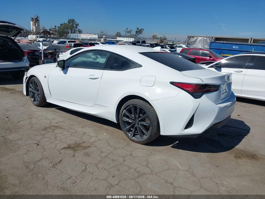 2025 LEXUS RC 350 auction photo 3