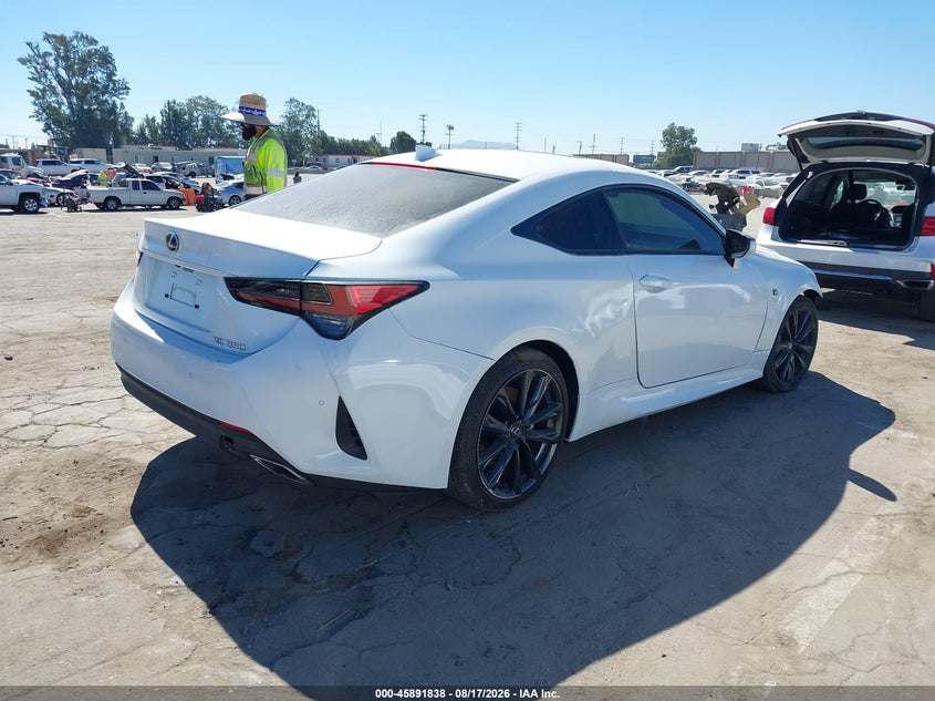 2025 LEXUS RC 350 auction photo 4