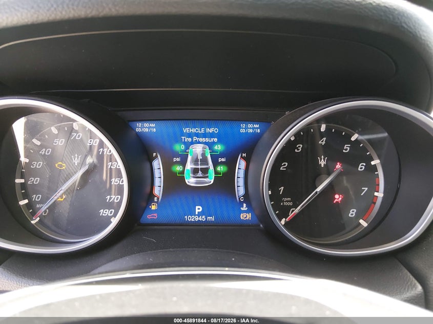 2018 MASERATI LEVANTE auction photo 7