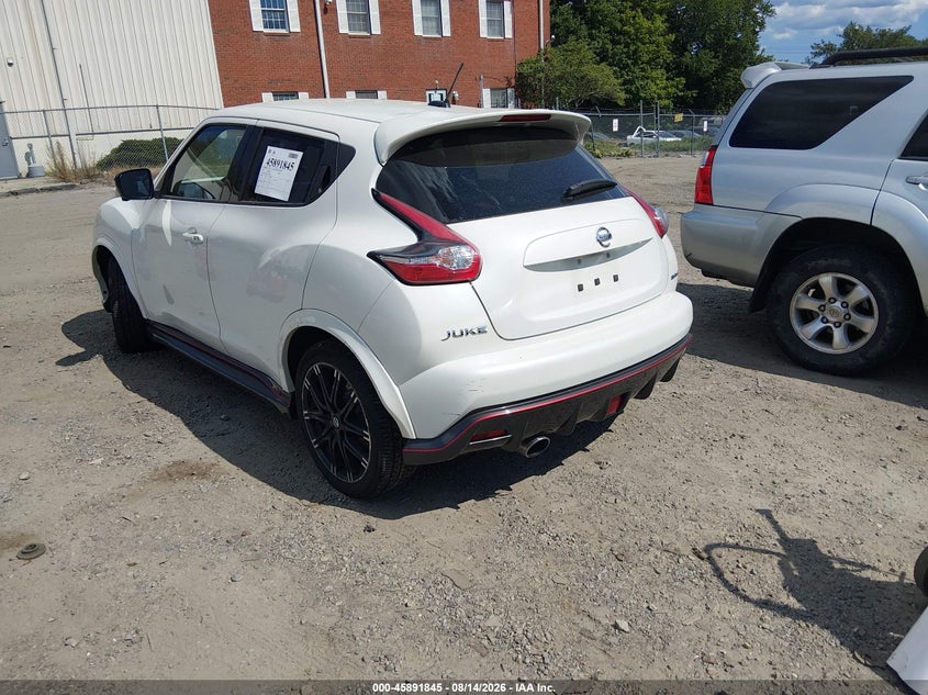 2015 NISSAN JUKE SPORT UTILITY VEHICLE 1.6L I-4 DI, DOHC, VVT, TURBO, 188HP