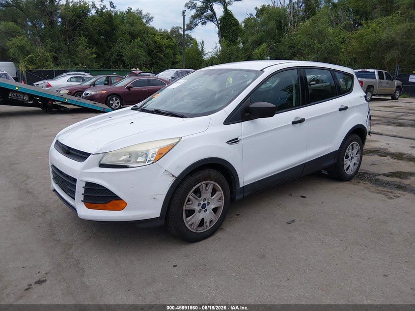 2014 Ford Escape, Rear, IAAI, VIN 1FMCU0F78EUC76668 — photo 2