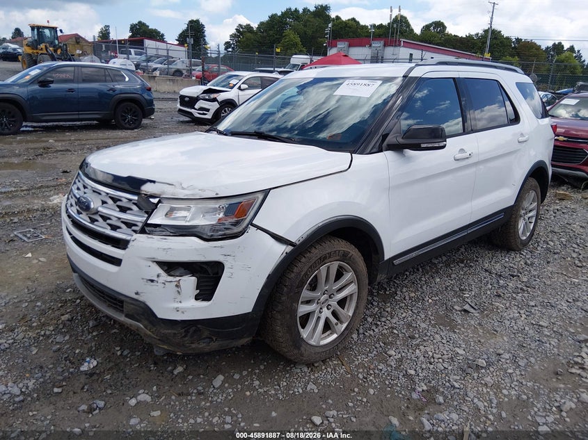 2018 Ford Explorer, Правый бок, IAAI, VIN 1FM5K8D81JGC74066 — фото 2